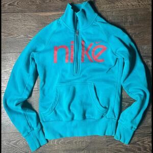 Vintage 90's/00's Nike Quarter Zip Sweatshirt Size XS (0-2)